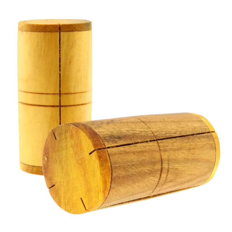 Split Wooden Barrel Shaker - Artisanal Percussion | Rhythms & Roots