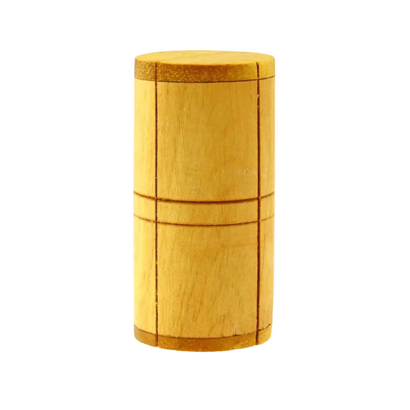 Split Wooden Barrel Shaker - Artisanal Percussion | Rhythms & Roots