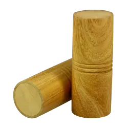 Wood Double Chamber Shaker - Artisanal Percussion | Rhythms & Roots