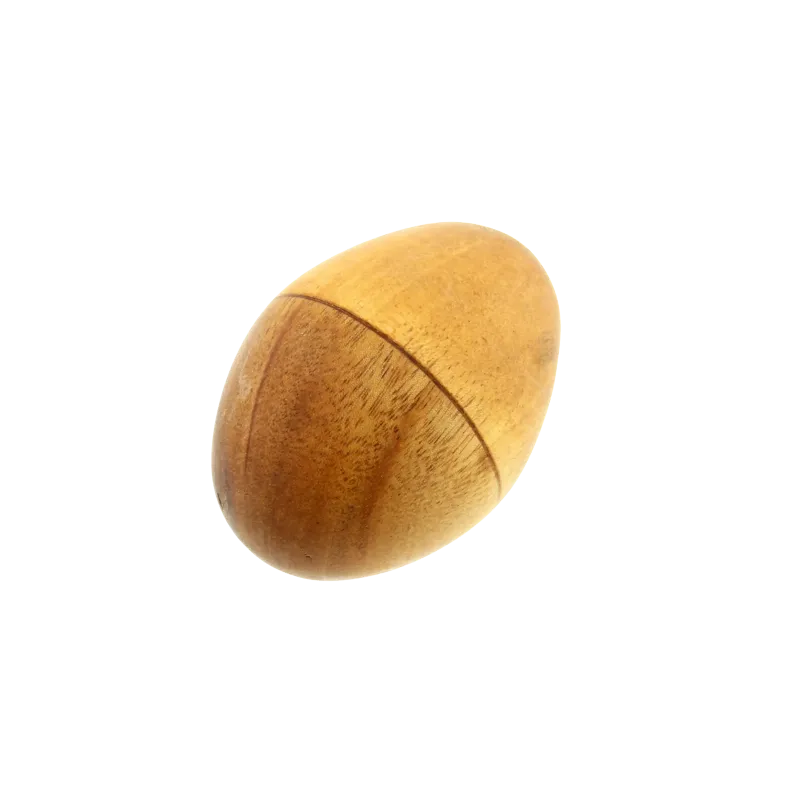 Wooden Egg Shaker - Natural Percussion | Rhythms & Roots