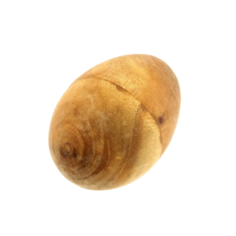 Œuf Shaker en Bois - Percussion Naturelle | Rhythms & Roots