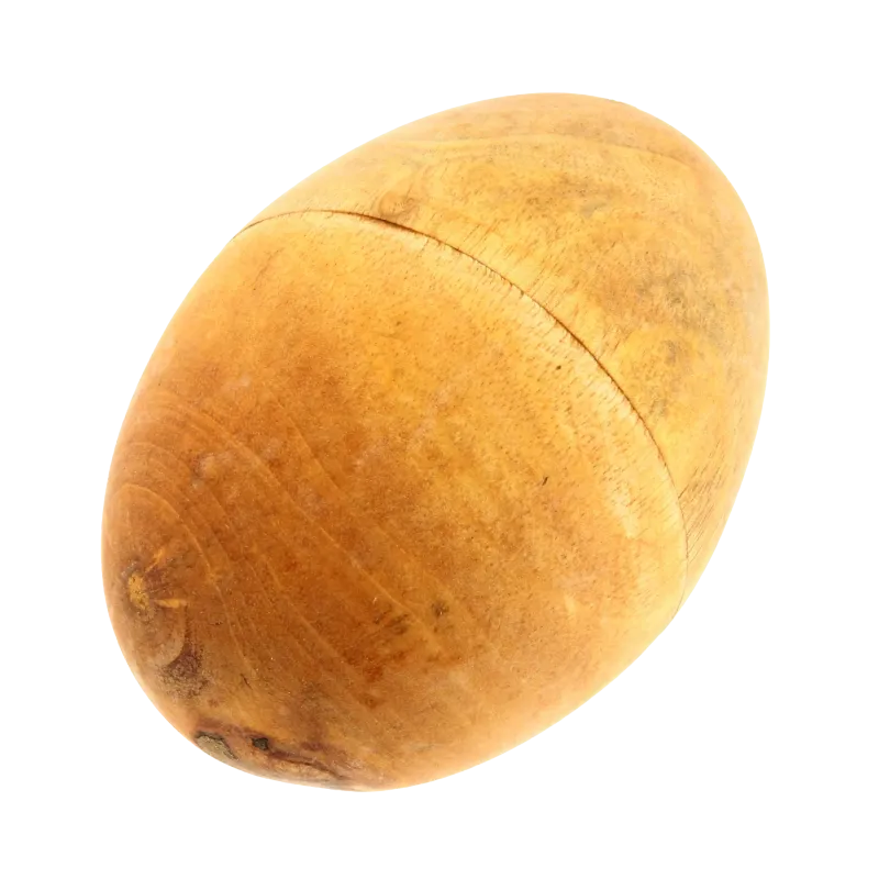 Œuf Shaker en Bois - Percussion Naturelle | Rhythms & Roots