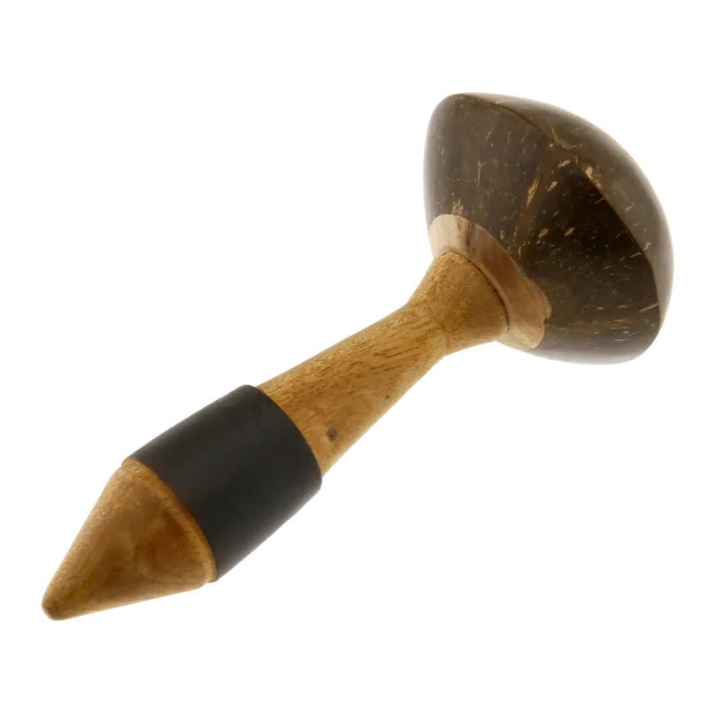 Maraca en noix de coco - Petit modèle 16 cm | Rhythms & Roots