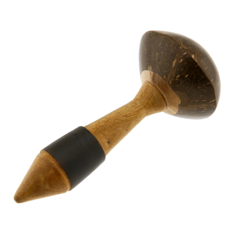 Maraca en noix de coco - Petit modèle 16 cm | Rhythms & Roots