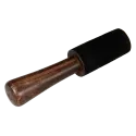 Maillet en cuir noir 17×3,5 | Rhythms & Roots
