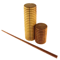 Güiro Shaker - Percussion en bois 2-en-1 | Rhythms & Roots