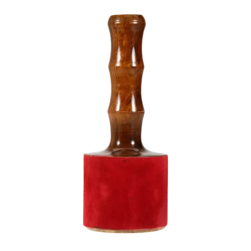 Singing Bowl Mallet 24x9 Leather | Rhythms & Roots