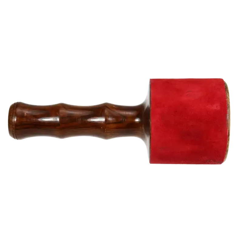 Singing Bowl Mallet 24x9 Leather | Rhythms & Roots