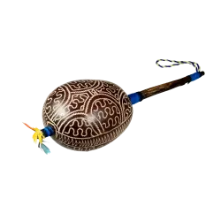 Hochet chamanique Shipibo - Percussion amazonienne | Rhythms & Roots