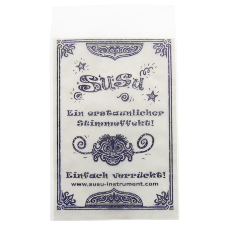 Sachet Susu avec notice en allemand | Rhythms & Roots