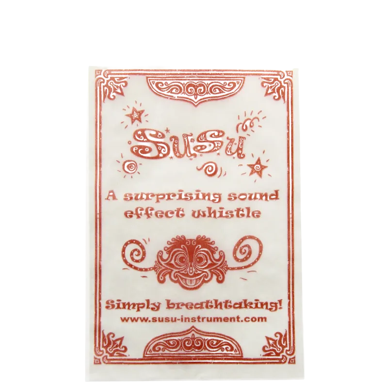 Sachet Susu avec notice en anglais | Rhythms & Roots
