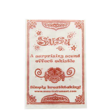 Sachet Susu avec notice en anglais | Rhythms & Roots
