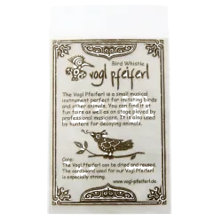 Papersleeve with English Instructions | Rhythms & Roots