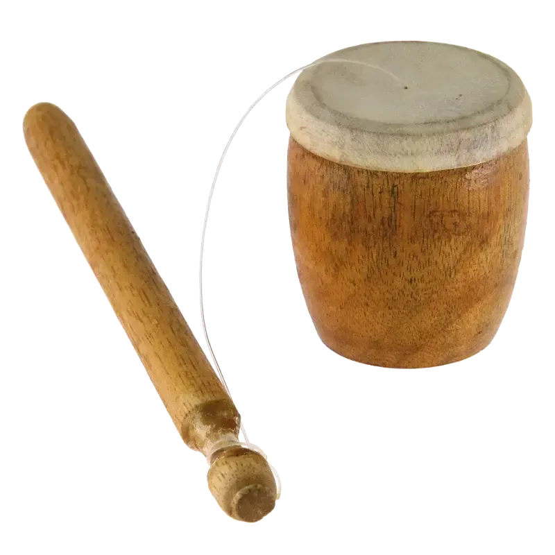 Waldteufel en bois et cuir de chèvre | Rhythms & Roots