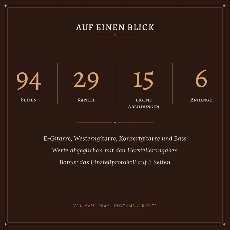 Stimmen & Einstellen (édition allemande) | Rhythms & Roots