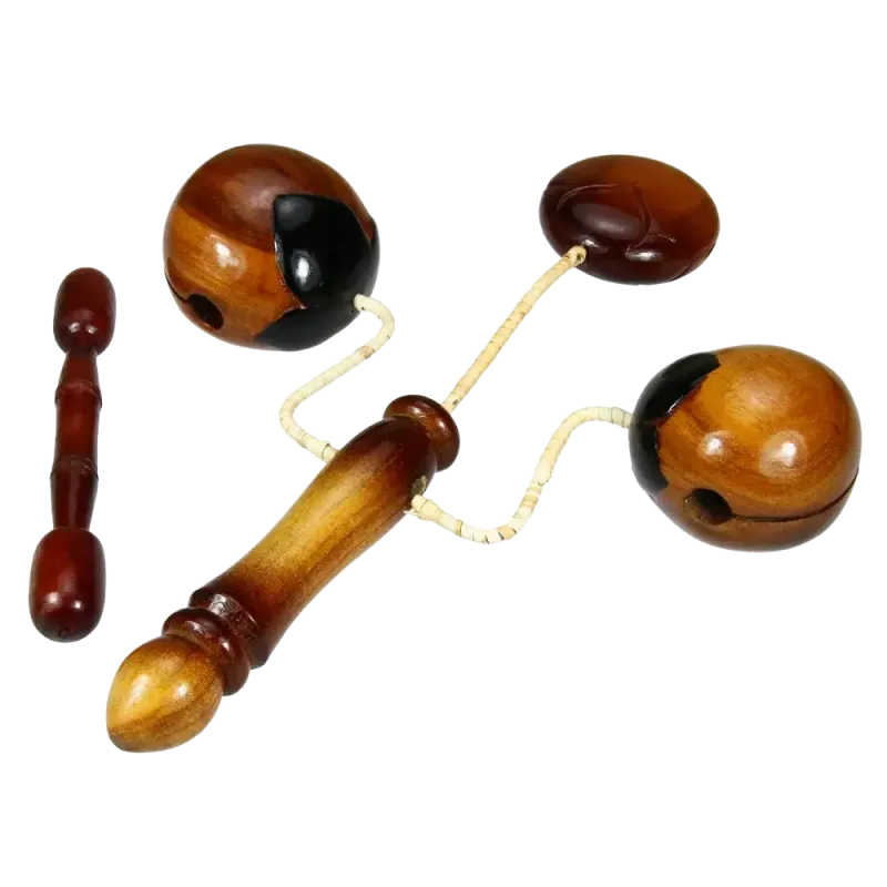 Wooden Trident Percussive