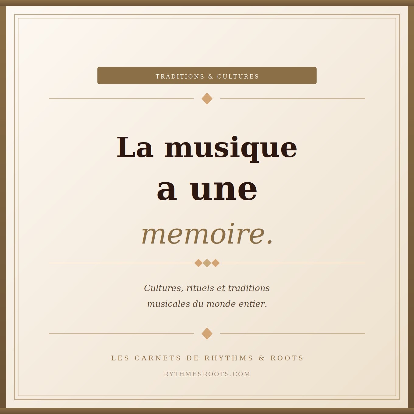 Traditions & Cultures