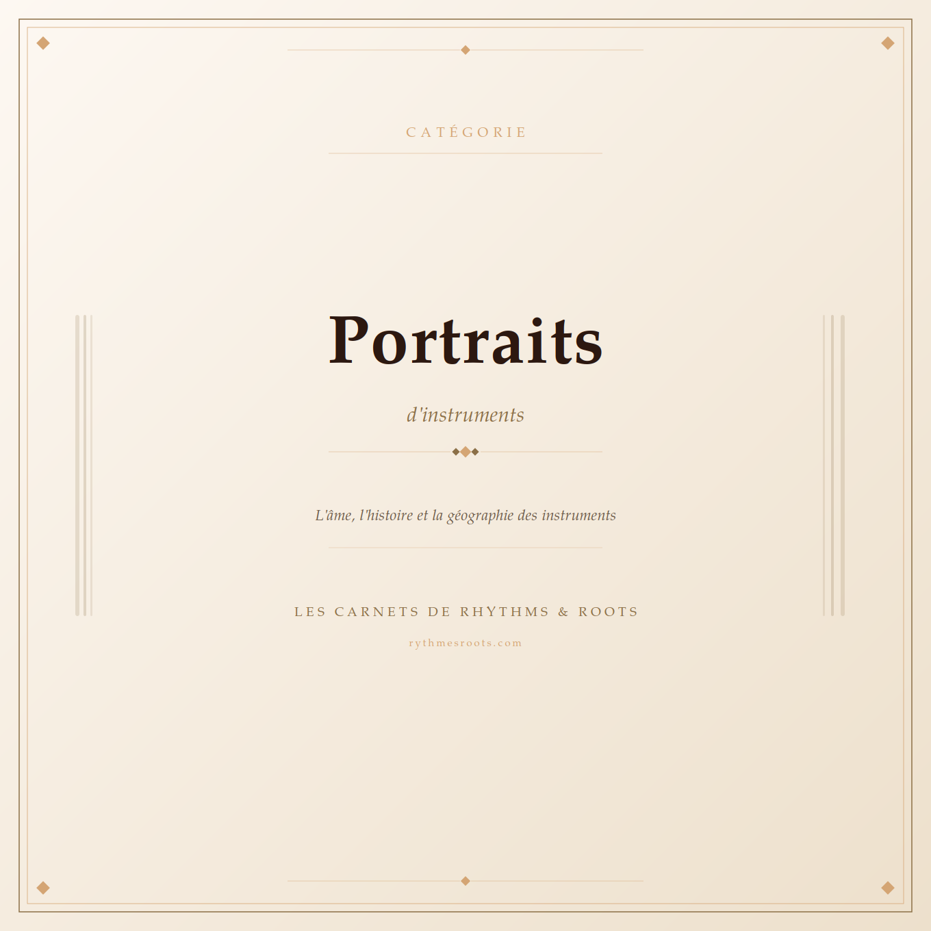 Portraits d'instruments