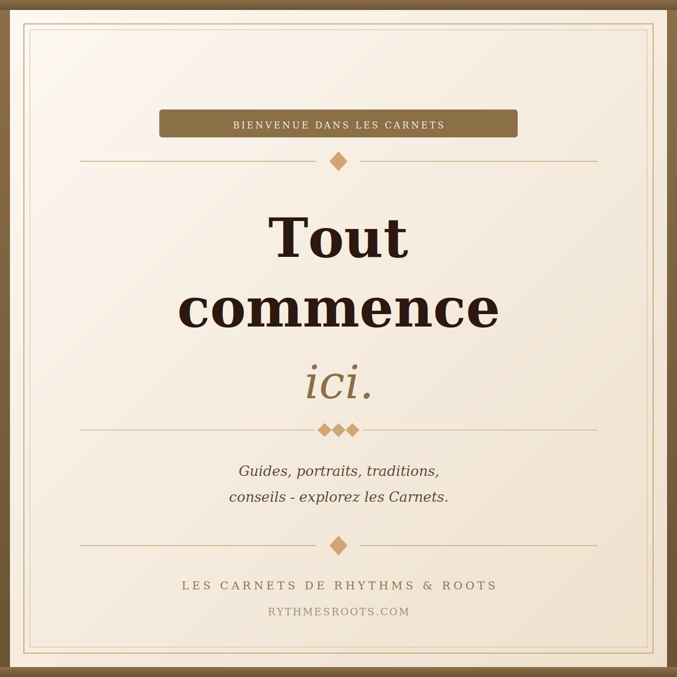 Les Carnets Rhythms & Roots