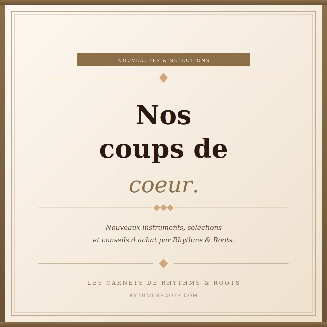 Nouveautés & Sélections