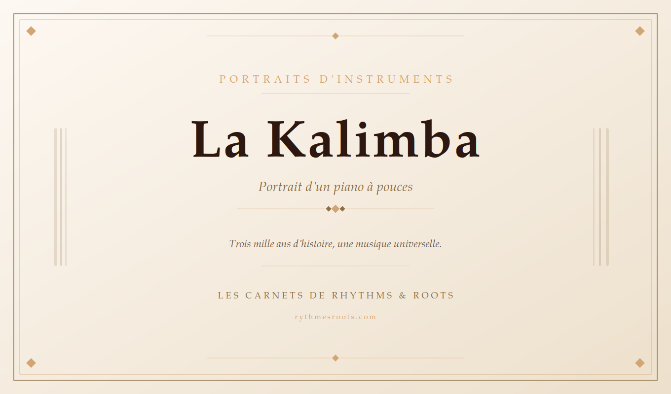 La Kalimba - Portrait d'un piano à pouces vieux de trois mille ans