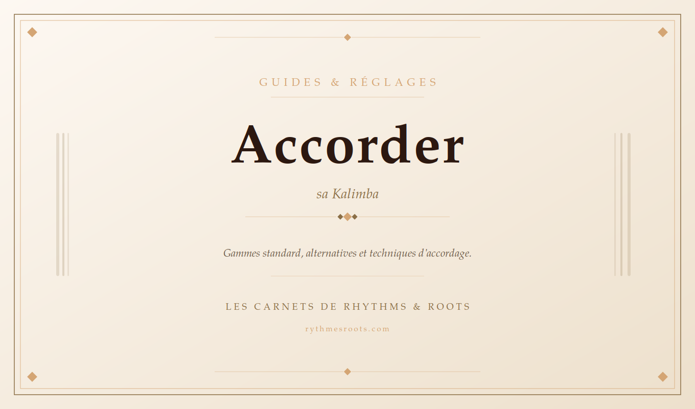 Accorder sa kalimba