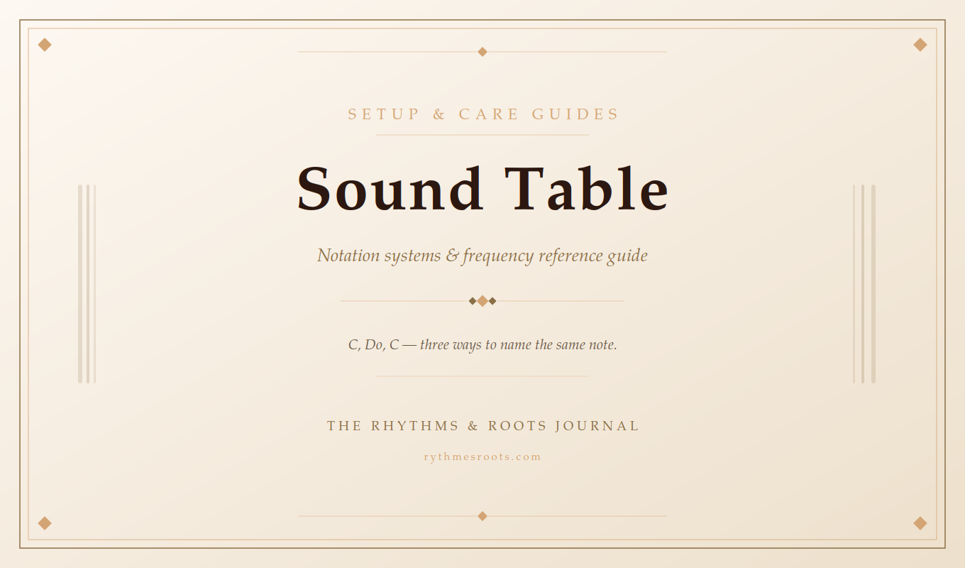 Sound Reference Table